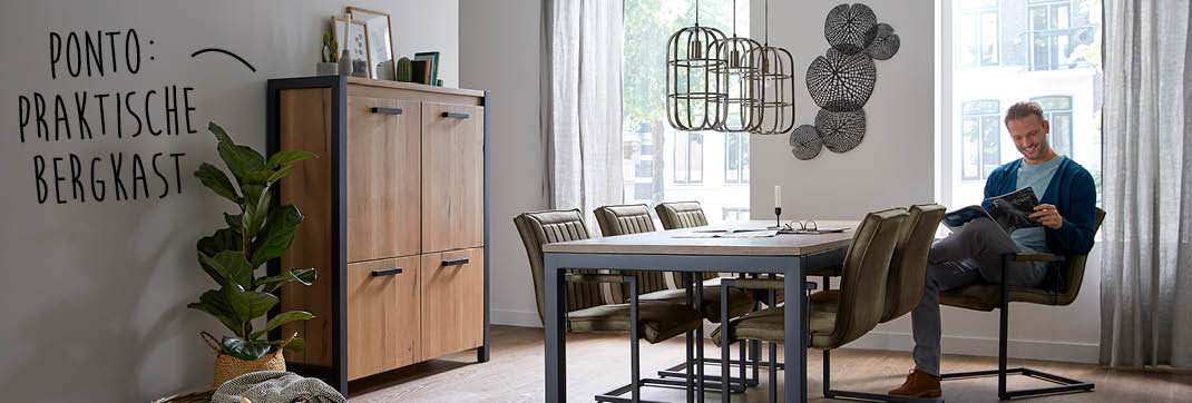 Ponto barkast is een bergkast van woonwinkel budget home store