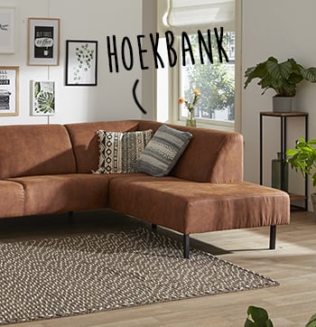 hoekbank Jelle voor een eigentijds interieur bij budget home store