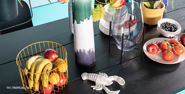 inspiratie trends tips van trendhopper jungle botanical en tropical in het lente interieur #tafel #accessoires