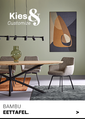Bambu eettafel bij Trendhopper