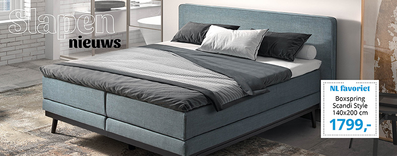 Boxspring Scandi Style