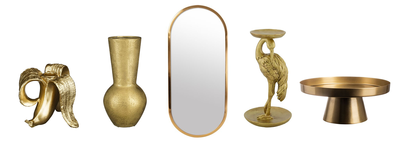 Gouden accessoires