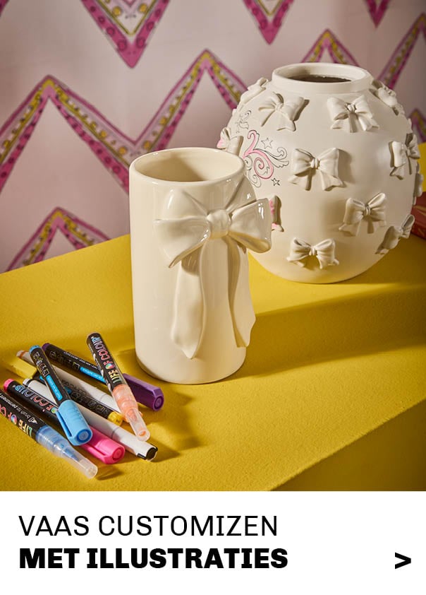 DIY: Vaas customizen met illustraties