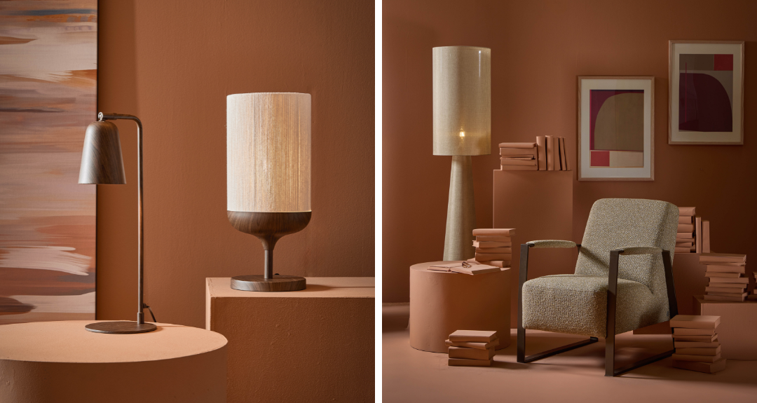 Verlichting en fauteuils