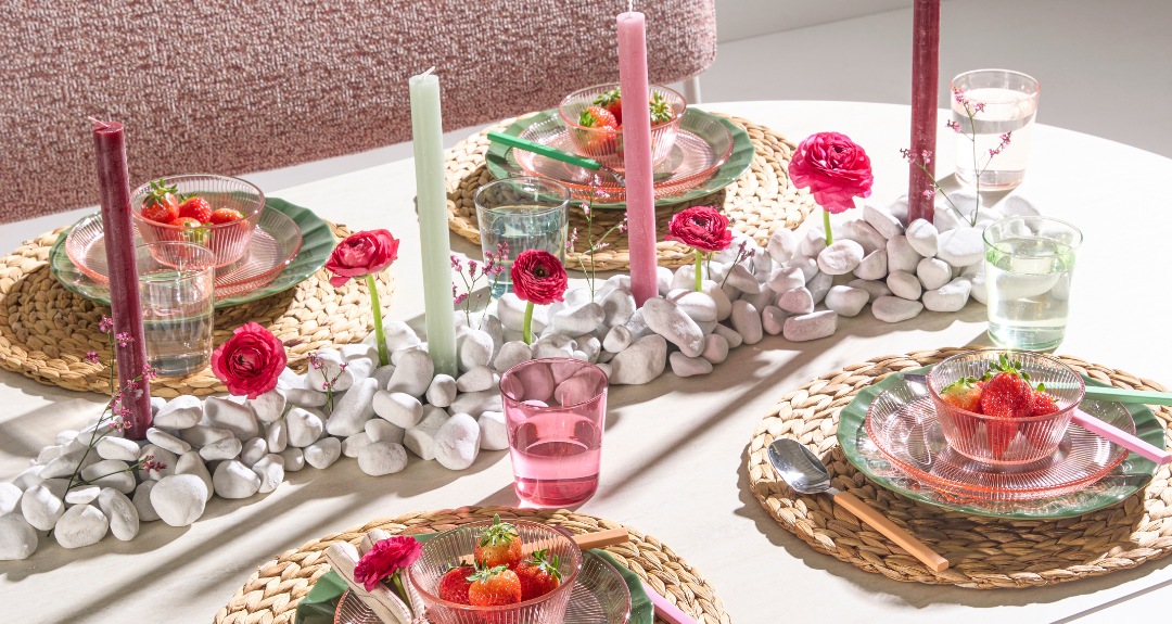 Zomerse tafelstyling