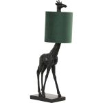 Tafellamp Giraffe zwart/groen