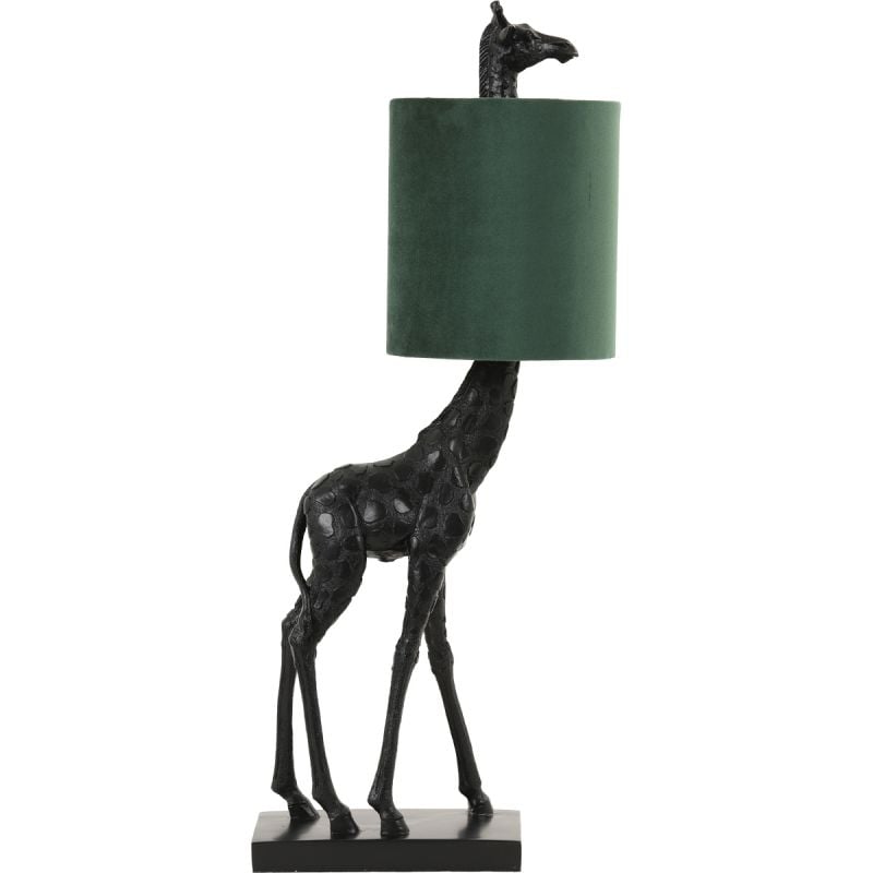 Tafellamp Giraffe zwart/groen afbeelding