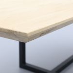 Eettafel Conroe met metalen U-poot dubbel