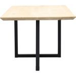 Eettafel Conroe met metalen U-poot dubbel