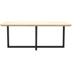 Eettafel Conroe met metalen U-poot dubbel
