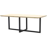 Eettafel Conroe met metalen U-poot dubbel