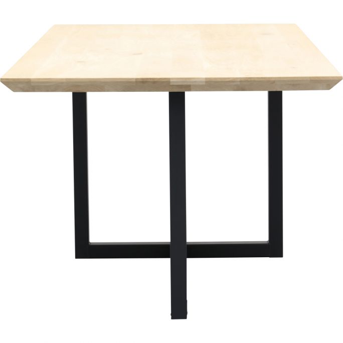 Eettafel Conroe met metalen U-poot dubbel