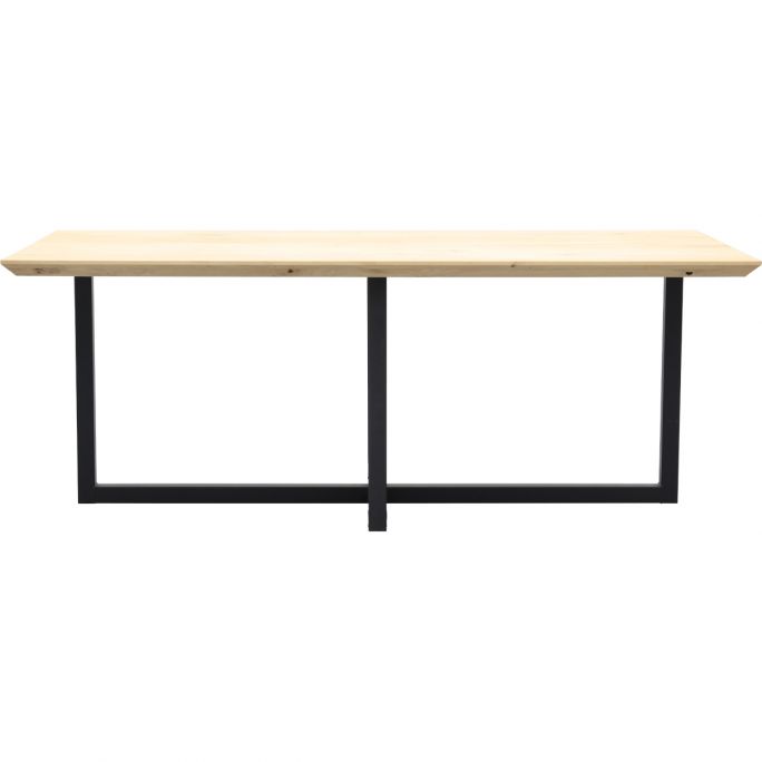 Eettafel Conroe met metalen U-poot dubbel