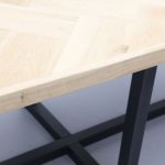 Eettafel Boston met metalen U-poot dubbel