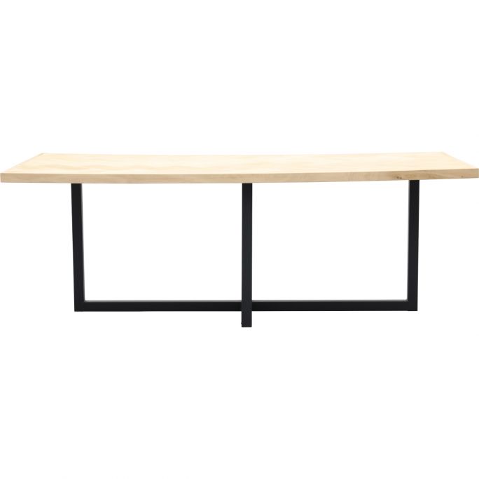Eettafel Boston met metalen U-poot dubbel