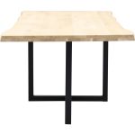 Eettafel Darby met metalen U-poot dubbel