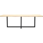 Eettafel Darby met metalen U-poot dubbel