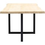 Eettafel Darby met metalen U-poot dubbel