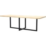 Eettafel Darby met metalen U-poot dubbel