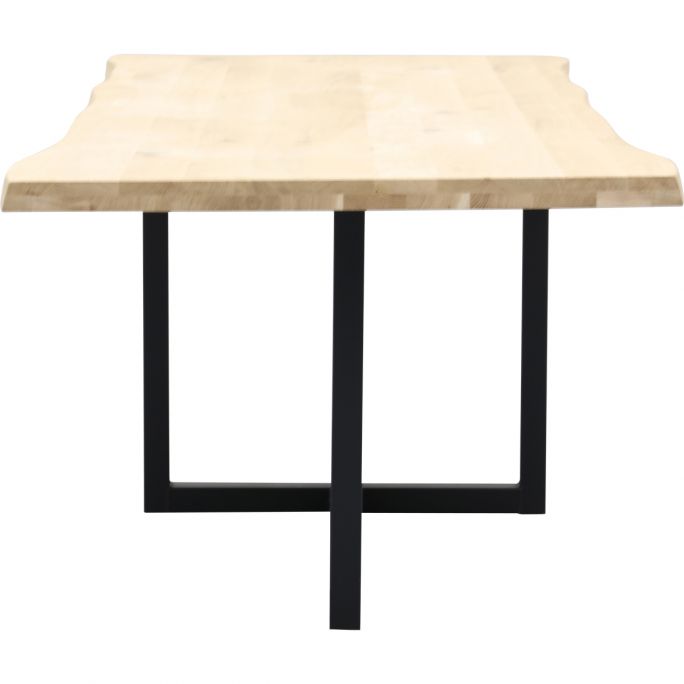 Eettafel Darby met metalen U-poot dubbel