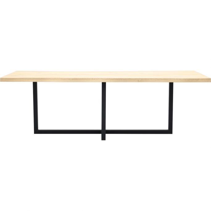 Eettafel Darby met metalen U-poot dubbel