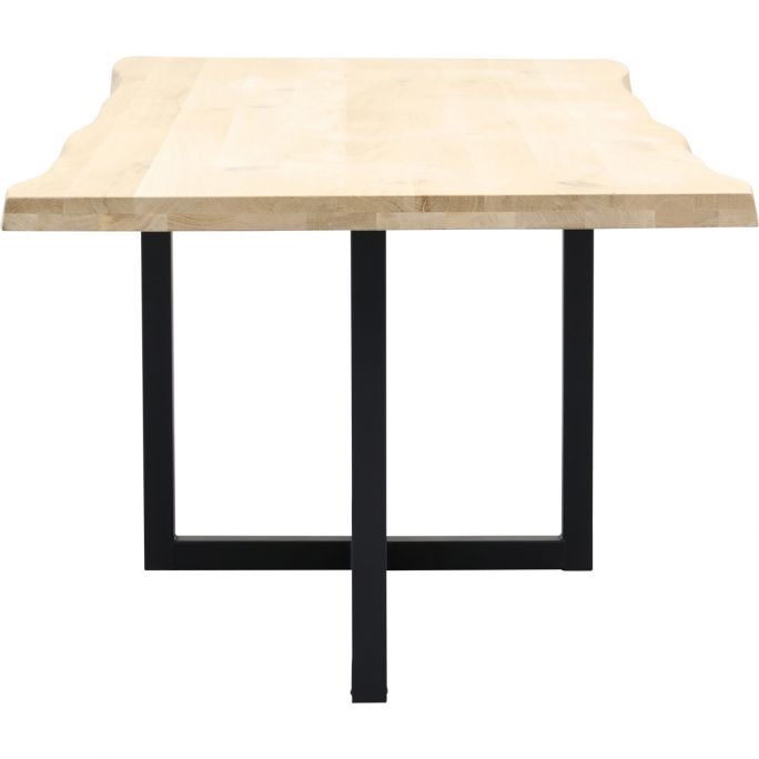 Eettafel Darby met metalen U-poot dubbel