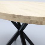 Eettafel Aspen ovaal met spinpoot 5x5