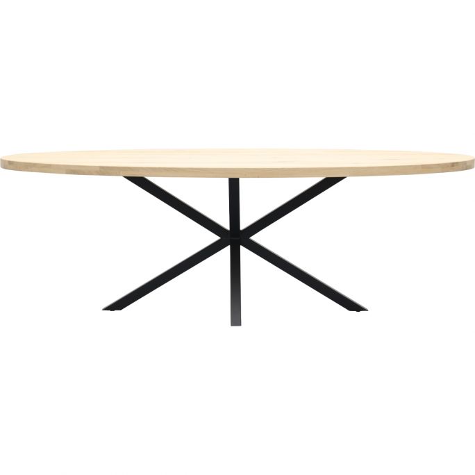 Eettafel Aspen ovaal met spinpoot 5x5