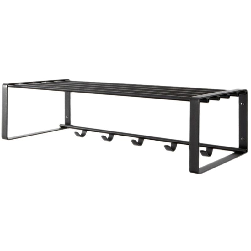 Kapstok Rex 2 zwart 70x19cm afbeelding