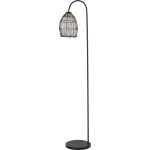 Vloerlamp Madita zwart goud