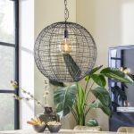 Hanglamp Mik 46cm doorsnee mat zwart