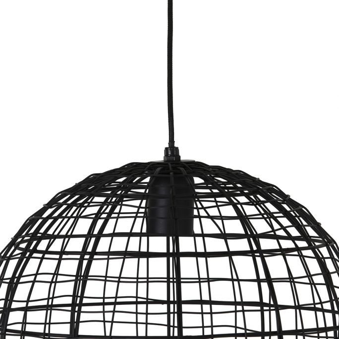 Hanglamp Mik 46cm doorsnee mat zwart