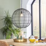 Hanglamp Mik 55cm doorsnee mat zwart