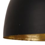 Hanglamp Kylie 60x42cm zwart goud