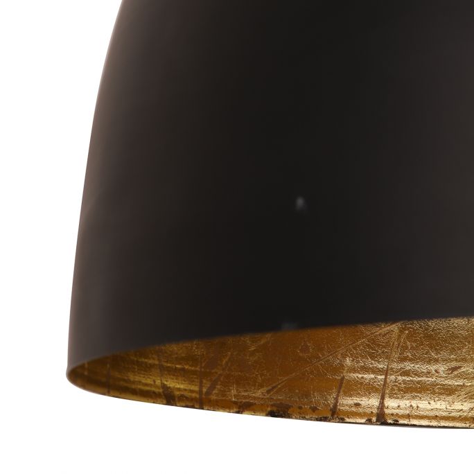 Hanglamp Kylie 60x42cm zwart goud