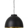 Hanglamp Kylie 60x42cm zwart goud