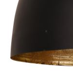 Hanglamp Kylie 45x32cm zwart goud