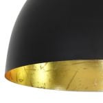 Hanglamp Kylie 45x32cm zwart goud
