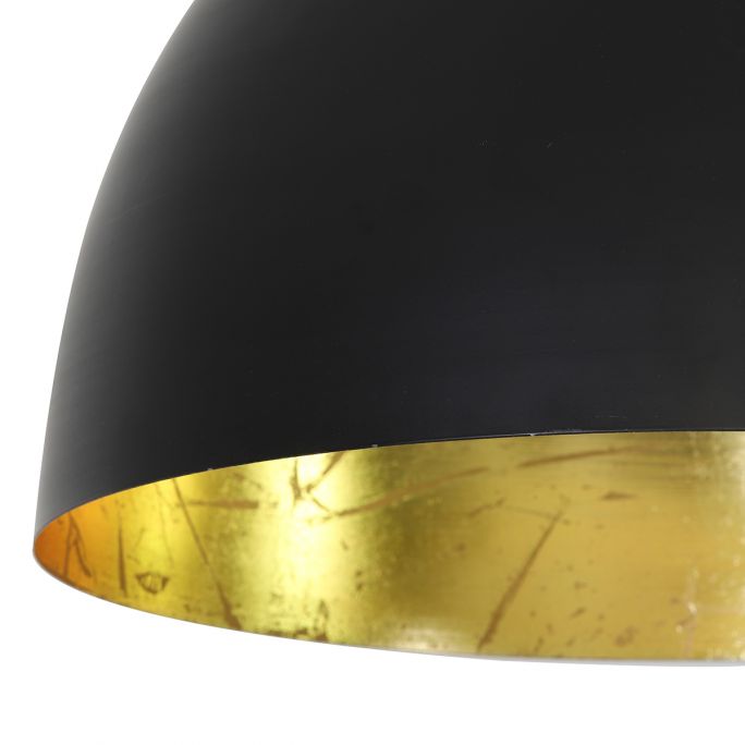 Hanglamp Kylie 45x32cm zwart goud