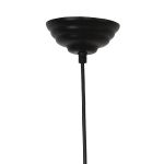 Hanglamp Amber 19x26cm zwart