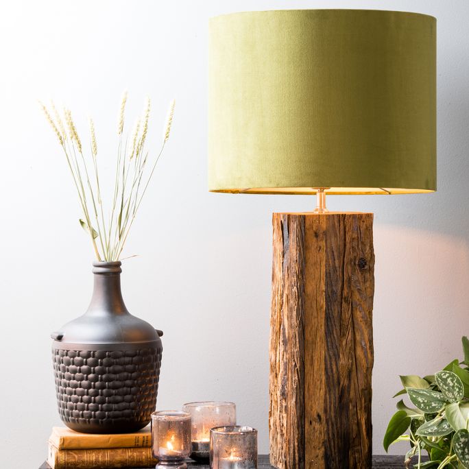 Lampenkap Olaf 40x40x30cm olive