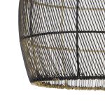 Hanglamp Madita 30x37cm zwart goud