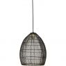 Hanglamp Madita 30x37cm zwart goud