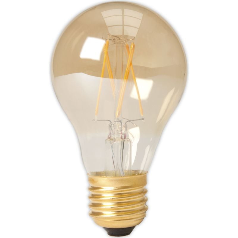 Calex standaardlamp LED filament 4W (vervangt 40W) grote fitting E27 goud