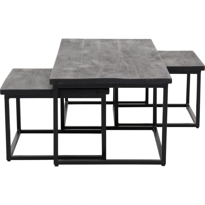 Tulum zwart set 3 | Budgethomestore.nl