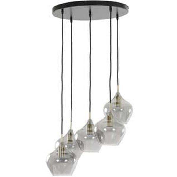 Hanglamp Rolf 5-lichts rond