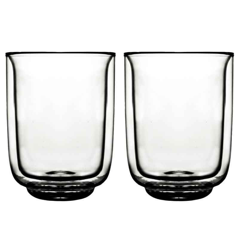 Set van 2 dubbelwandige glazen fika
