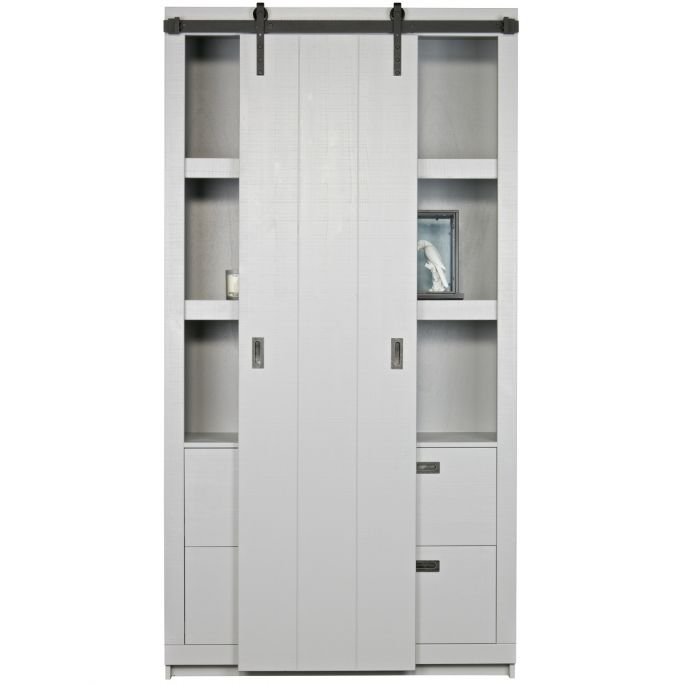 Kast Barn Slide betongrijs