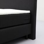 Boxspring Luca in stof Hugo Black