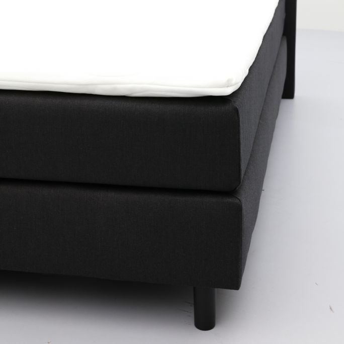 Boxspring Luca in stof Hugo Black